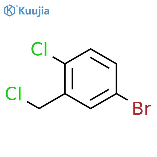 4-Bromo-1-chloro-2-(chloromethyl)benzene structure