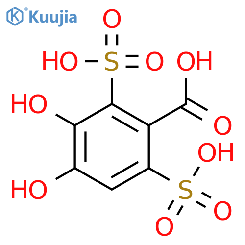 Benzoic acid, 3,4-dihydroxy-2,6-disulfo- structure