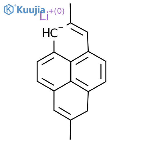 Lithium, (1,6-dihydro-2,7-dimethyl-1-pyrenyl)- structure