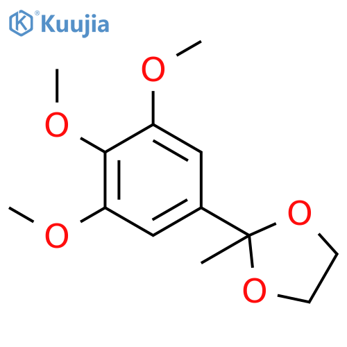 2-Methyl-2-(3,4,5-trimethoxyphenyl)-1,3-dioxolane structure