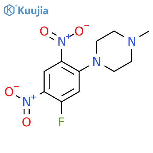 1-(5-Fluoro-2,4-dinitrophenyl)-4-methylpiperazine structure
