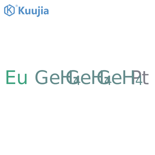 Europium, compd. with germanium and platinum (1:3:1) structure