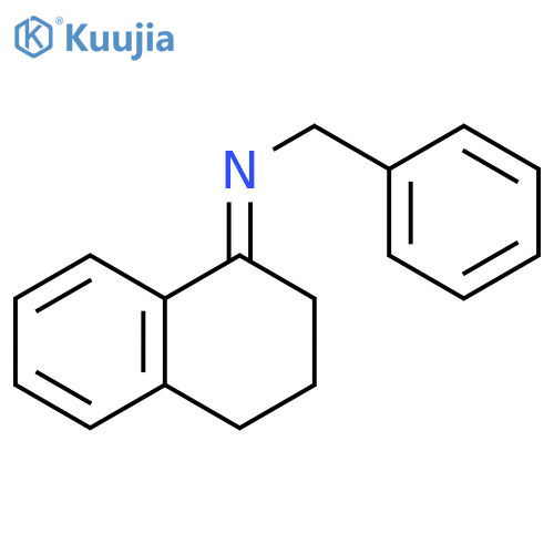 Benzenemethanamine, N-(3,4-dihydro-1(2H)-naphthalenylidene)-, (E)- structure