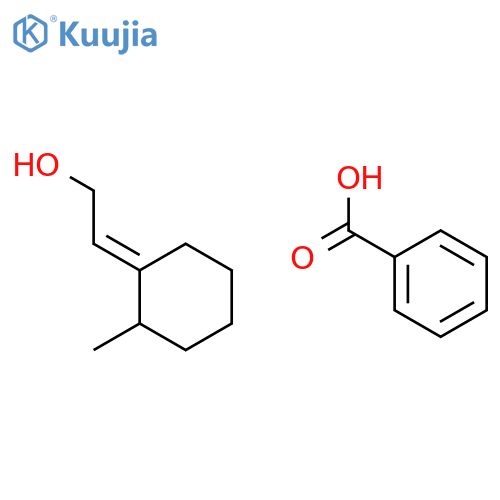 Ethanol, 2-(2-methylcyclohexylidene)-, benzoate, (E)- structure
