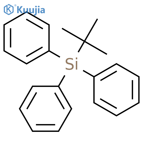 Silane, (1,1-dimethylethyl)triphenyl- structure