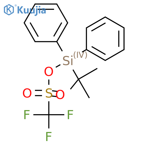 tert-Butyldiphenylsilyl Trifluoromethanesulfonate structure