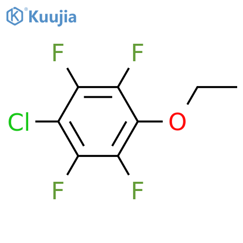Benzene, 1-chloro-4-ethoxy-2,3,5,6-tetrafluoro- structure