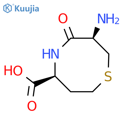 2H-1,5-Thiazocine-4-carboxylicacid,7-aminohexahydro-6-oxo-,(4S-cis)-(9CI) structure