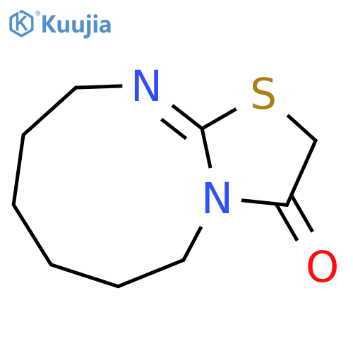 Thiazolo[3,2-a][1,3]diazonin-3(2H)-one, 5,6,7,8,9,10-hexahydro- structure