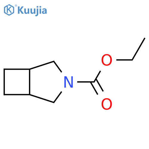 3-Azabicyclo[3.2.0]heptane-3-carboxylic acid ethyl ester structure