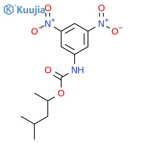 Carbamic acid, (3,5-dinitrophenyl)-, 1,3-dimethylbutyl ester, (-)- structure