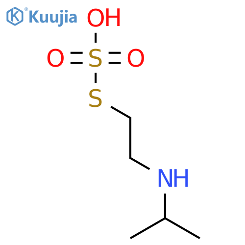 S-[2-(propan-2-ylamino)ethyl] hydrogen sulfurothioate structure