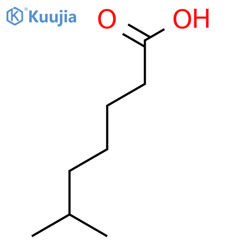 6-Methylheptanoic acid structure