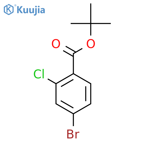 t-Butyl 4-bromo-2-chlorobenzoate structure