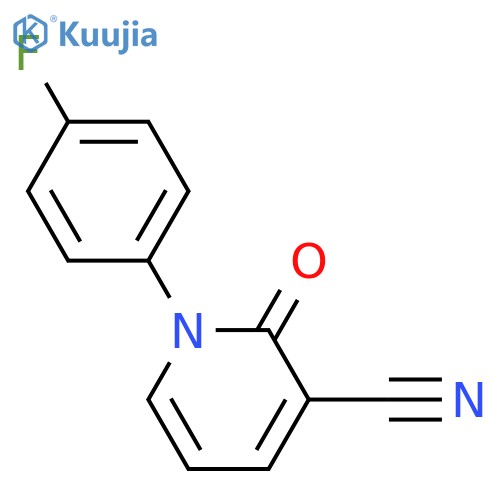 3-Cyano-1-(4-fluorophenyl)-2(1H)-pyridinone structure