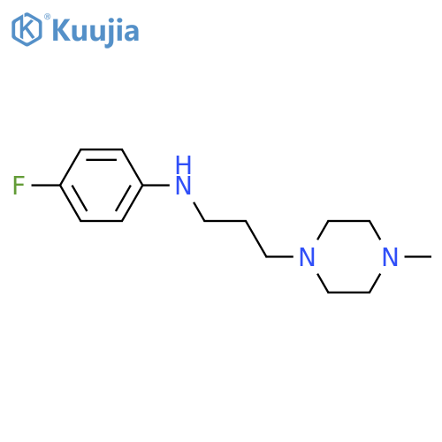 1-Piperazinepropanamine, N-(4-fluorophenyl)-4-methyl- structure