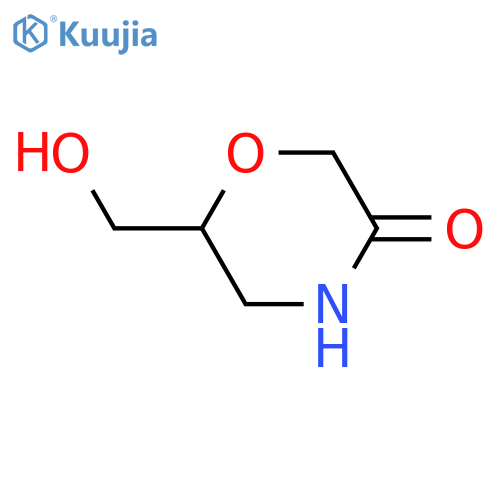 6-(Hydroxymethyl)morpholin-3-one structure