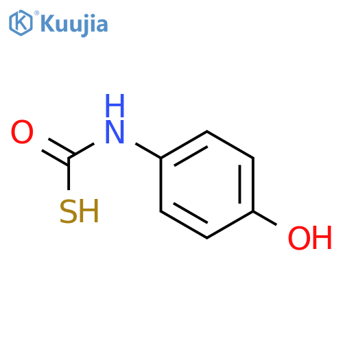 Carbamothioic acid,N-(4-hydroxyphenyl)-, O-phenyl ester structure