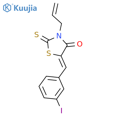 4-Thiazolidinone,5-[(3-iodophenyl)methylene]-3-(2-propen-1-yl)-2-thioxo- structure