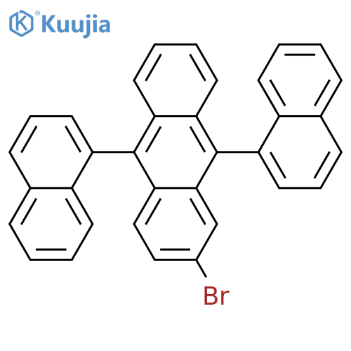 2-Bromo-9,10-di(naphthalen-1-yl)anthracene structure