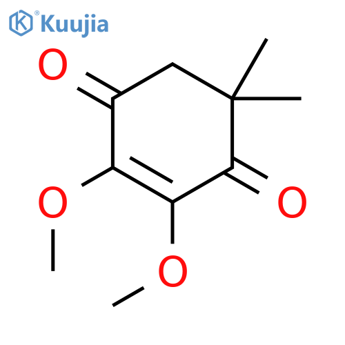 2-Cyclohexene-1,4-dione, 2,3-dimethoxy-5,5-dimethyl- structure
