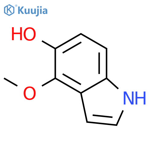 4-methoxy-1H-Indol-5-ol structure