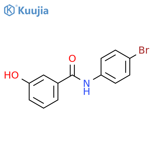 N-(4-Bromophenyl)-3-hydroxybenzamide structure