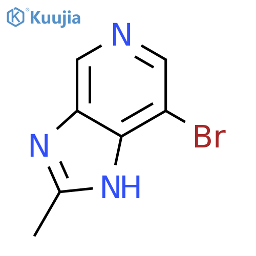 7-bromo-2-methyl-1H-imidazo[4,5-c]pyridine structure