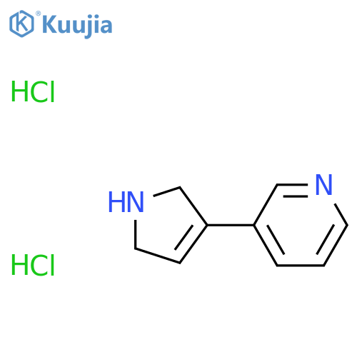 3-(2,5-dihydro-1H-pyrrol-3-yl)pyridine dihydrochloride structure