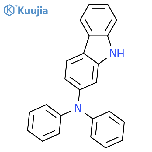 9H-Carbazol-2-amine, N,N-diphenyl- structure