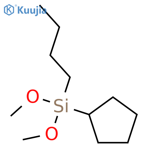 Cyclopentane, (butyldimethoxysilyl)- structure