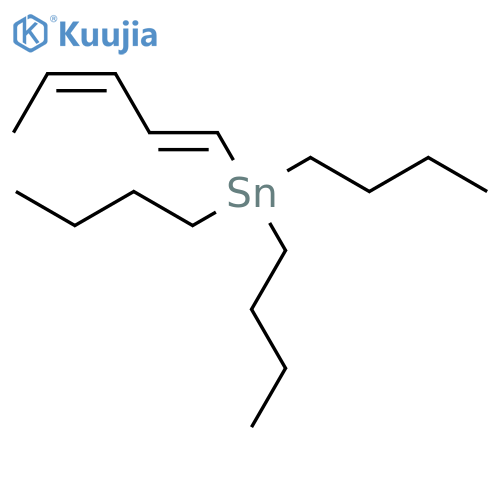 Stannane, tributyl(1E,3Z)-1,3-pentadien-1-yl- structure