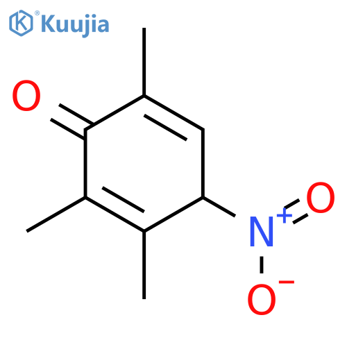 2,5-Cyclohexadien-1-one, 2,3,6-trimethyl-4-nitro- structure