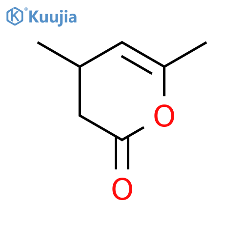 4,6-Dimethyl-3,4-dihydro-2h-pyran-2-one structure