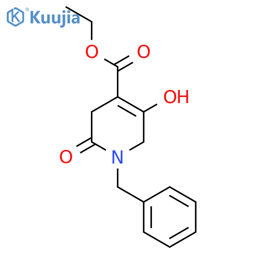 Ethyl 1-benzyl-5-hydroxy-2-oxo-1,2,3,6-tetrahydropyridine-4-carboxylate structure