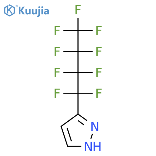 1H-Pyrazole, 3-(nonafluorobutyl)- structure