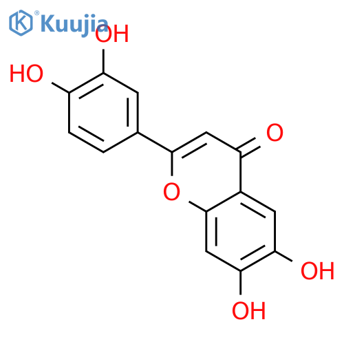 6,7,3',4'-Tetrahydroxyflavone structure