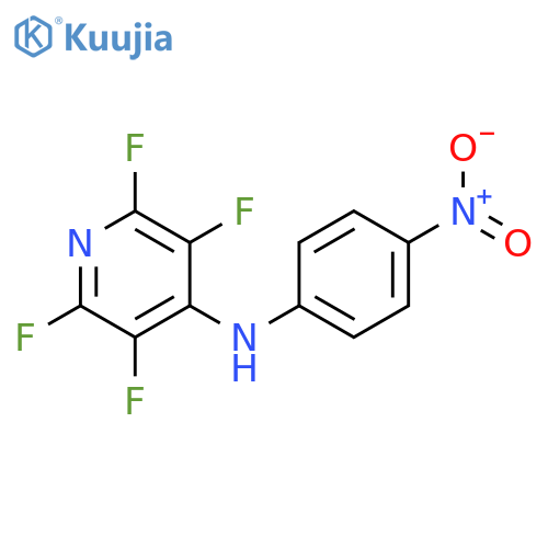 4-Pyridinamine, 2,3,5,6-tetrafluoro-N-(4-nitrophenyl)- structure