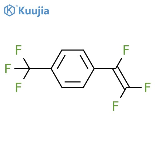 Benzene, 1-(trifluoroethenyl)-4-(trifluoromethyl)- structure
