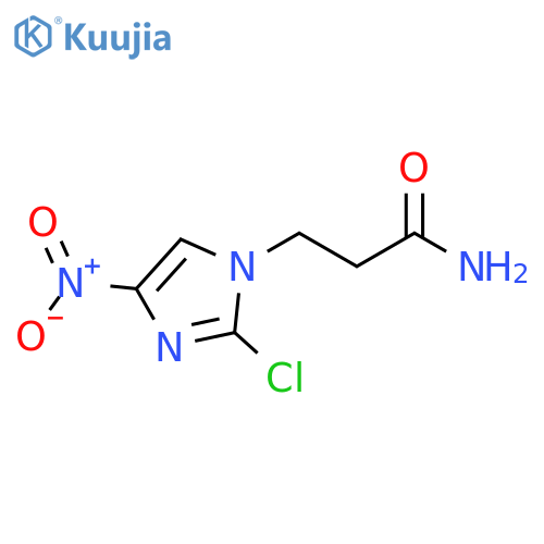 2-chloro-4-nitro-1H-Imidazole-1-propanamide structure