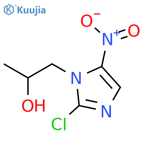 2-chloro-α-methyl-5-nitro-1H-Imidazole-1-ethanol structure