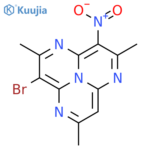 1,4,7,9b-Tetraazaphenalene, 6-bromo-2,5,8-trimethyl-3-nitro- structure