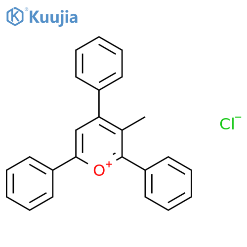 Pyrylium, 3-methyl-2,4,6-triphenyl-, chloride structure