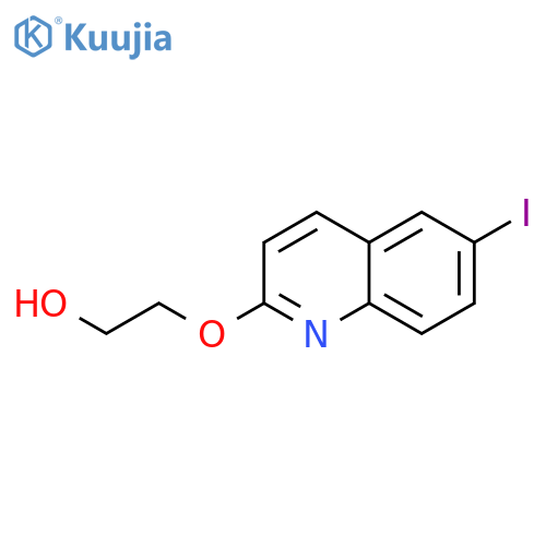 Ethanol, 2-[(6-iodo-2-quinolinyl)oxy]- structure