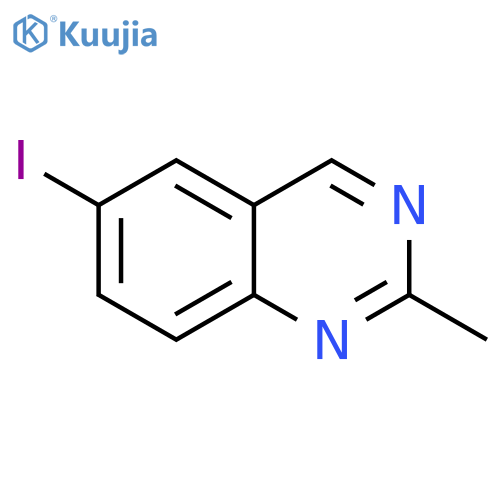 Quinazoline, 6-iodo-2-methyl- structure