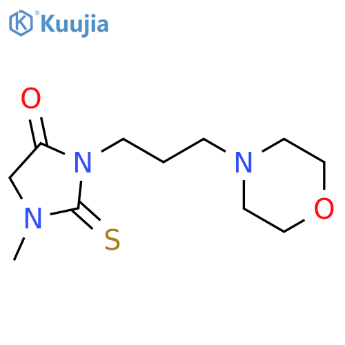 1-Methyl-3-(3-morpholinopropyl)-2-thioxoimidazolidin-4-one structure