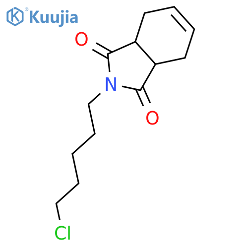 1H-Isoindole-1,3(2H)-dione, 2-(5-chloropentyl)-3a,4,7,7a-tetrahydro- structure