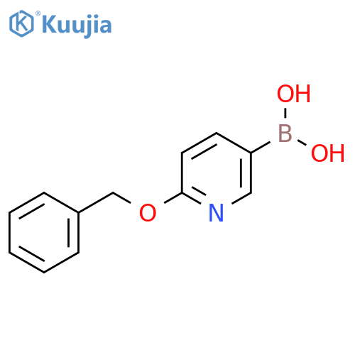 (6-(benzyloxy)pyridin-3-yl)boronic acid structure