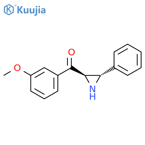 Methanone, (3-methoxyphenyl)[(2R,3S)-3-phenyl-2-aziridinyl]-, rel- structure