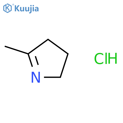 5-methyl-3,4-dihydro-2H-pyrrole hydrochloride structure